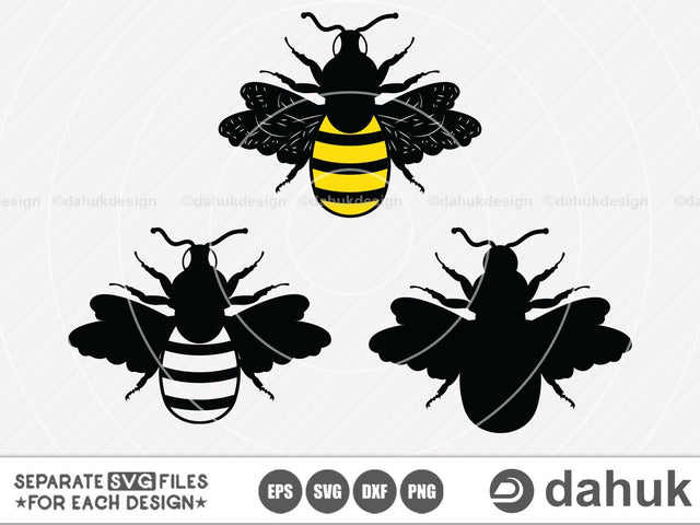 Queen Bee SVG, Bee SVG, Queen Bee Clipart, svg, eps, dxf, png, cartoon, french, printable, honey bee svg, cut file for silhouette SVG dahukdesign 