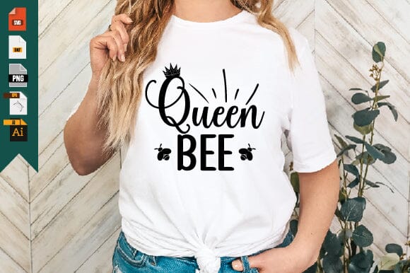 Queen Bee SVG Craftlabsvg24 