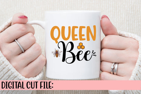 Queen Bee SVG Cut File SVG Syaman 