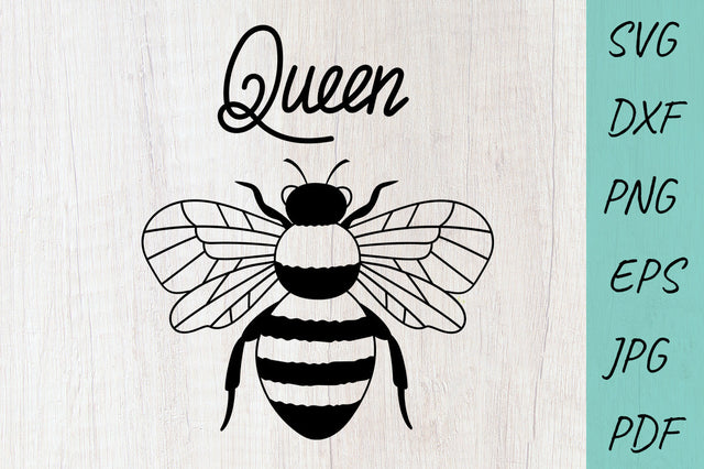Queen Bee SVG, Honey Bee SVG Cut File, Bee SVG SVG Irina Ostapenko 