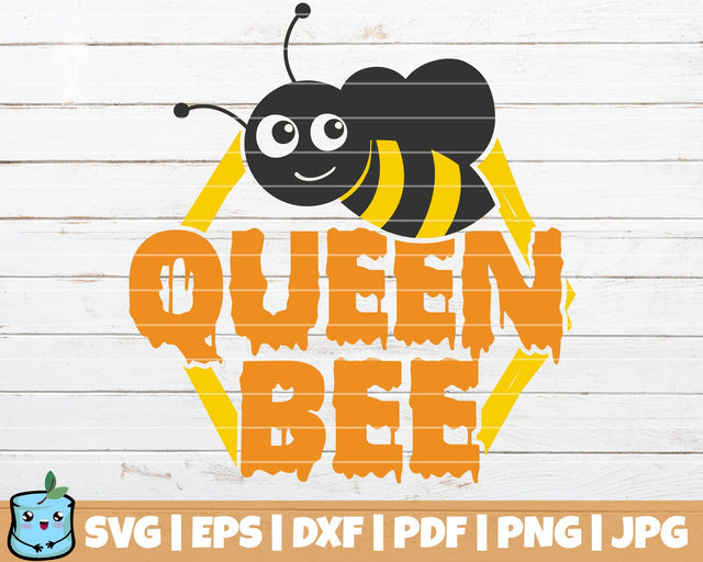 Queen Bee SVG MintyMarshmallows 