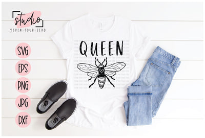 Queen Bee SVG Studio Seven-Four-Zero 