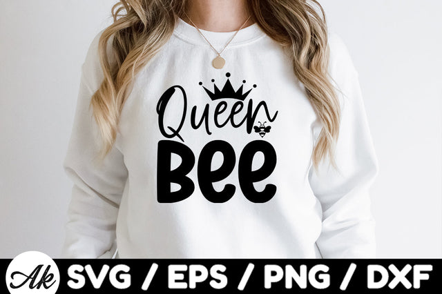 Queen bee svg SVG akazaddesign 