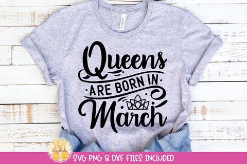 Queen Birthday SVG Bundle | Queens Are Born In Quote SVG Cheese Toast Digitals 