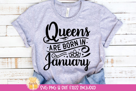 Queen Birthday SVG Bundle | Queens Are Born In Quote SVG Cheese Toast Digitals 