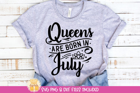 Queen Birthday SVG Bundle | Queens Are Born In Quote SVG Cheese Toast Digitals 