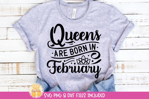 Queen Birthday SVG Bundle | Queens Are Born In Quote SVG Cheese Toast Digitals 