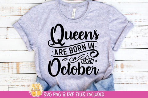 Queen Birthday SVG Bundle | Queens Are Born In Quote SVG Cheese Toast Digitals 