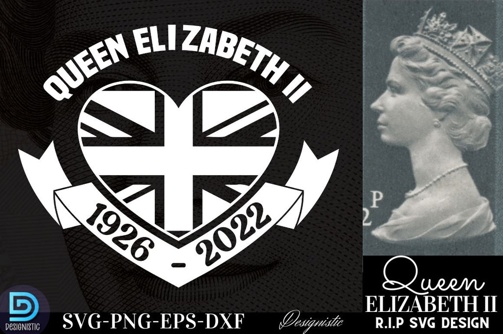 Queen Elizabeth ii 1926-2022, RIP Queen Elizabeth SVG Bundle, RIP Queen ...