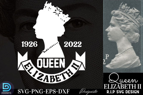 Queen Elizabeth ii 1926-2022 SVG DESIGNISTIC 
