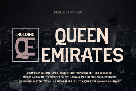 Queen Emirates Font Zeenesia Std 