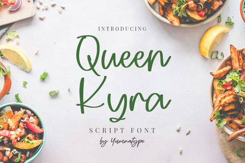 Queen Kyra Font yumnatype 