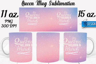 Queen Mug Sublimation | Coffee 11 Oz | 15 Oz Mug Sublimation Sublimation Fly Design 