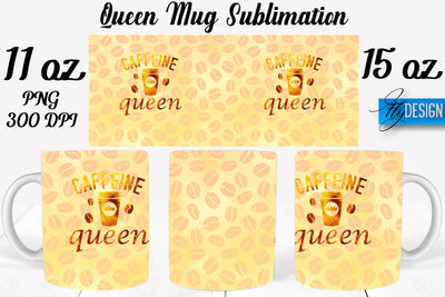 Queen Mug Sublimation | Coffee 11 Oz | 15 Oz Mug Sublimation Sublimation Fly Design 