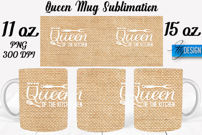 Queen Mug Sublimation | Coffee 11 Oz | 15 Oz Mug Sublimation Sublimation Fly Design 