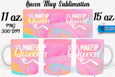 Queen Mug Sublimation | Coffee 11 Oz | 15 Oz Mug Sublimation Sublimation Fly Design 