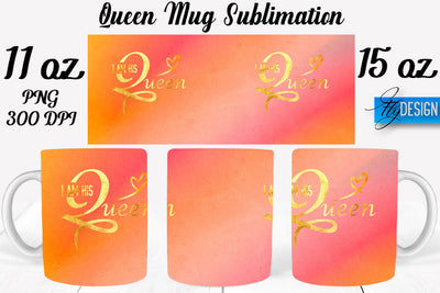 Queen Mug Sublimation | Coffee 11 Oz | 15 Oz Mug Sublimation Sublimation Fly Design 