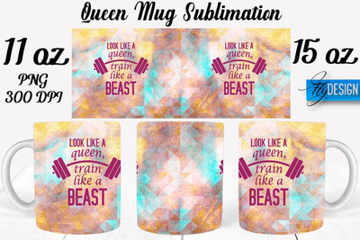 Queen Mug Sublimation | Coffee 11 Oz | 15 Oz Mug Sublimation Sublimation Fly Design 