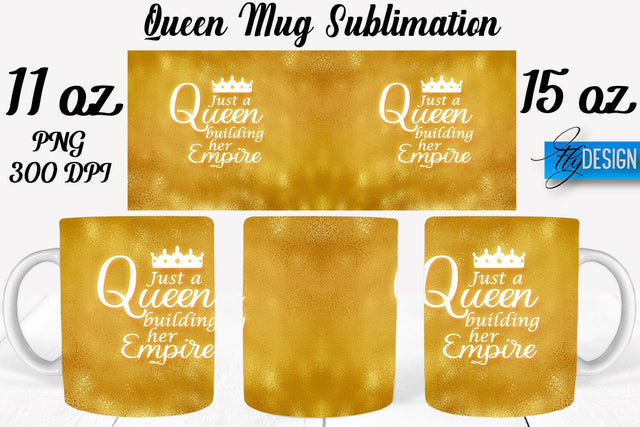Queen Mug Sublimation | Coffee 11 Oz | 15 Oz Mug Sublimation Sublimation Fly Design 