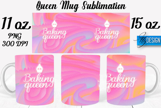 Queen Mug Sublimation | Coffee 11 Oz | 15 Oz Mug Sublimation Sublimation Fly Design 