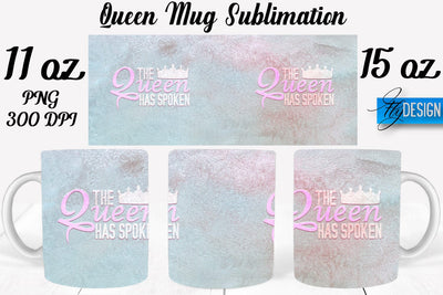 Queen Mug Sublimation | Coffee 11 Oz | 15 Oz Mug Sublimation Sublimation Fly Design 