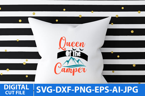 Queen Of Camper SVG Cut File SVG BlackCatsMedia 