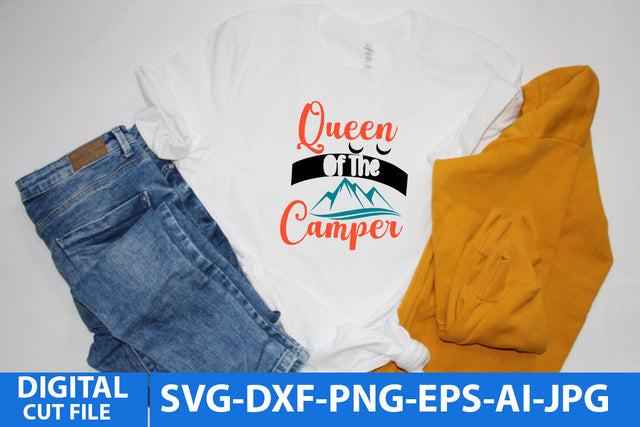 Queen Of Camper SVG Cut File SVG BlackCatsMedia 