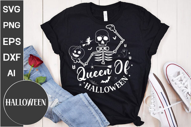 Queen Of Halloween Round Sign SVG, Halloween Round Sign SVG, Farmhouse Halloween SVG Design,SVGs,Quotes and Sayings,Food & Drink,On Sale, Print & Cut SVG DesignPlante 503 