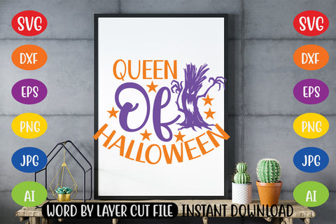 Queen Of Halloween SVG CUT FILE SVG MStudio 