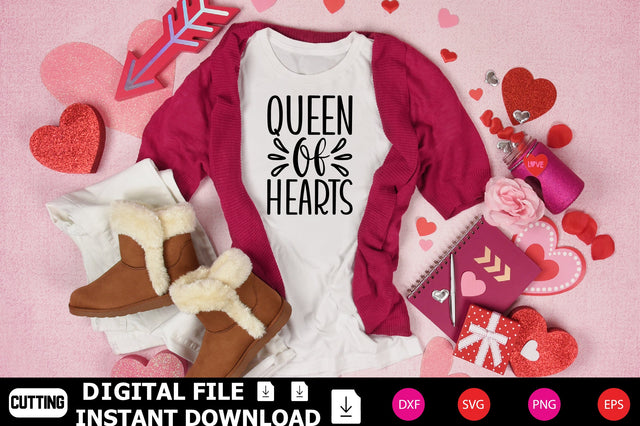 Queen Of Hearts SVG Shahin alam 