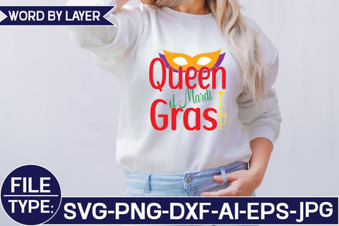 Queen of Mardi Gras SVG Cut File SVG Studio Innate 