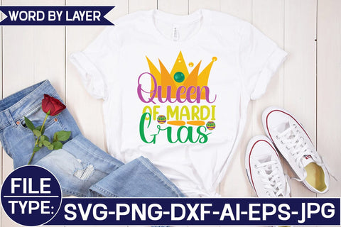 Queen of Mardi Gras SVG Cut File SVG Studio Innate 