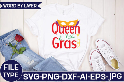 Queen of Mardi Gras SVG Cut File SVG Studio Innate 