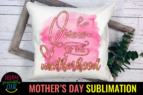 Queen of Motherland- Mothers Day Sublimation-Mom Sublimation Sublimation Happy Printables Club 