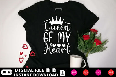 Queen Of My Heart SVG Shahin alam 