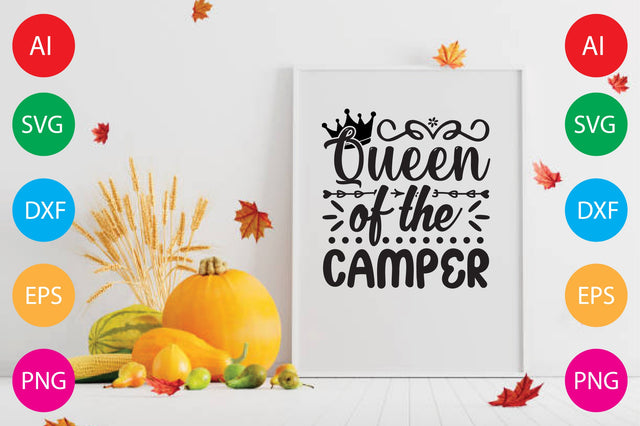 Queen Of The Camper SVG CraftlabSvg29 