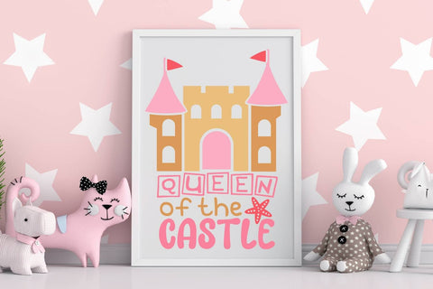 Queen Of The Castle| Girls Summer SVG Cutting Files. SVG CosmosFineArt 