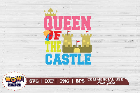 Queen of the castle svg, Summer svg, Beach svg, Png, Dxf SVG Wowsvgstudio 