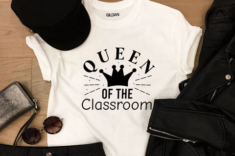 Queen of the Classroom, Teacher SVG Design SVG CraftLabSVG 