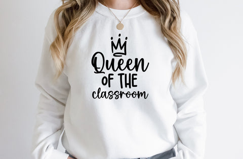 Queen of the classroom, teacher SVG designs SVG MD mominul islam 