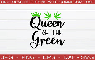 queen of the green SVG SVG buydesign 