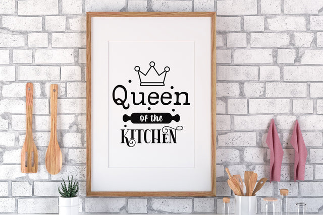 Queen of the kitchen svg cut file SVG SmmrDesign 