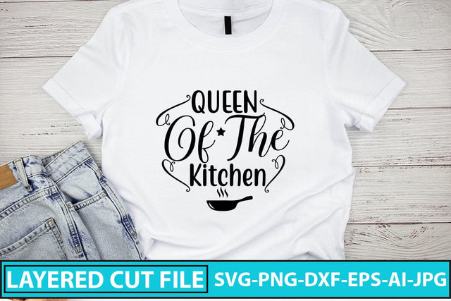 Queen Of The Kitchen SVG Cut File SVG Syaman 
