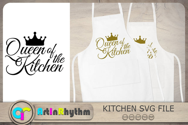 Queen of the Kitchen Svg, Kitchen Svg, Kitchen Utensil Svg SVG Artinrhythm shop 