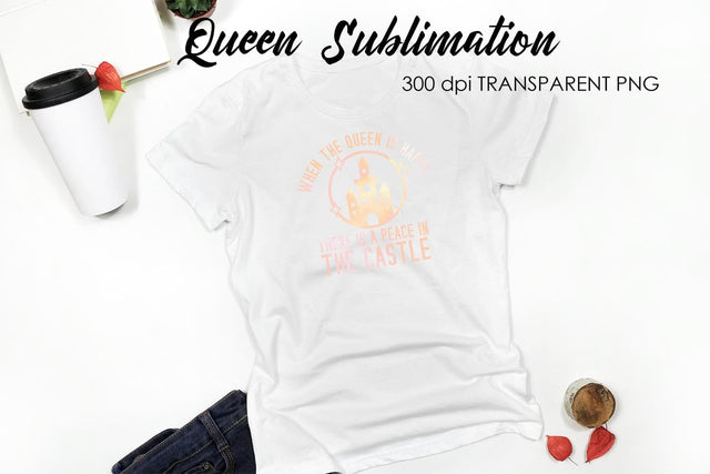 Queen Quotes Sublimation | Queen Design | Queen Sayings Design Sublimation Fly Design 