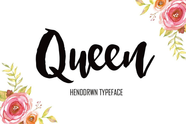 Queen Script Font PolemStudio