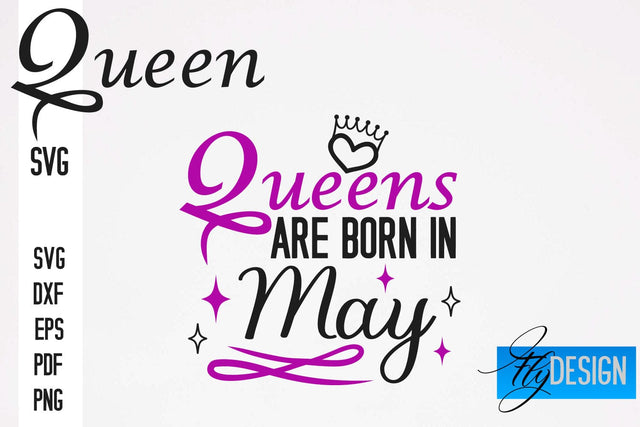 Queen SVG Quotes | Queen Design | Queen Sayings Design SVG Fly Design 