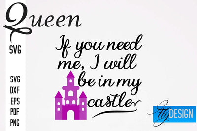 Queen SVG Quotes | Queen Design | Queen Sayings Design SVG Fly Design 
