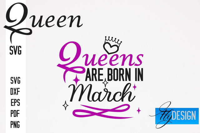 Queen SVG Quotes | Queen Design | Queen Sayings Design SVG Fly Design 