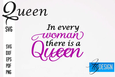 Queen SVG Quotes | Queen Design | Queen Sayings Design SVG Fly Design 